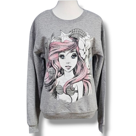 DISNEY PRINCESS | LITTEL MERMAID ARIEL GRAPHIC CREW NECK SWEATSHIRT - NW… - Picture 2 of 16
